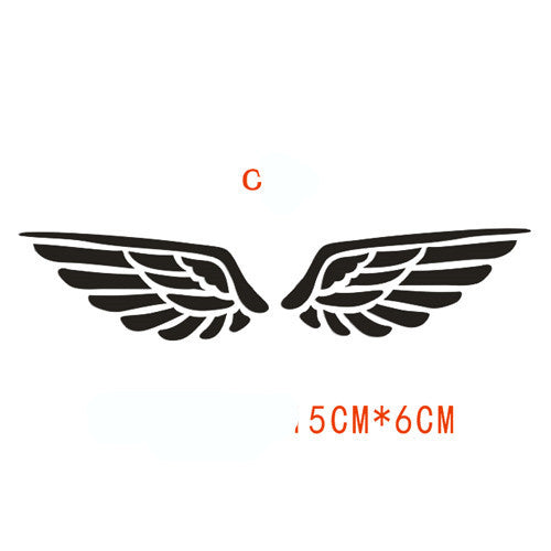 Spirit Point Angel Wing Sticker Car Sticker Rear Sticker Scratch Sticker Scar Sticker Rear View Mirror Sticker