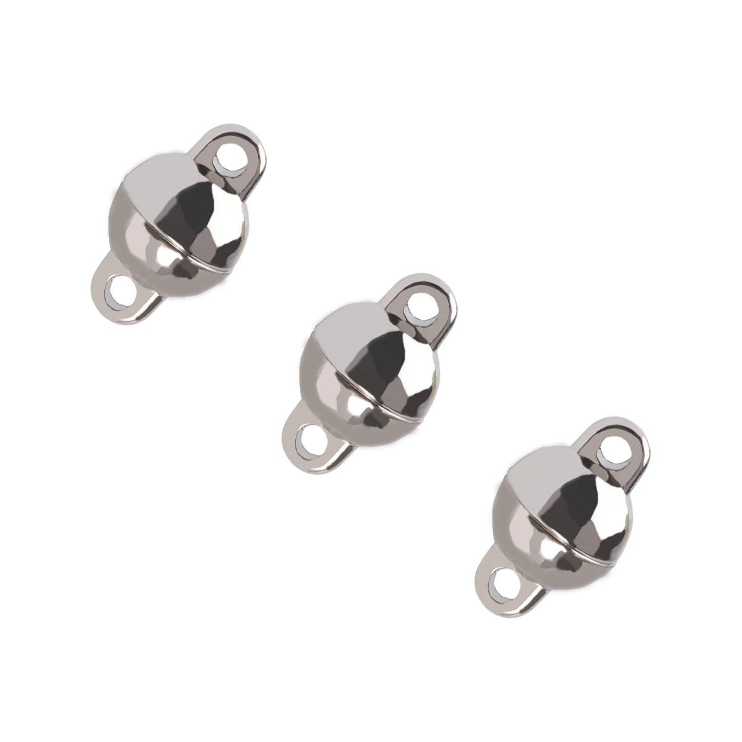 Stainless Steel Strong Magnetic Clasps for Leather Cord Bracelet Necklace Magnet End Clasp Connectors for DIY Jewelry Making