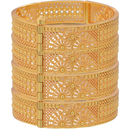 Luxury Indian Dubai Gold Color Bangles For Women Girls Dubai Wedding Bridal Bangles&Bracelet Bijoux français Jewellry For Women