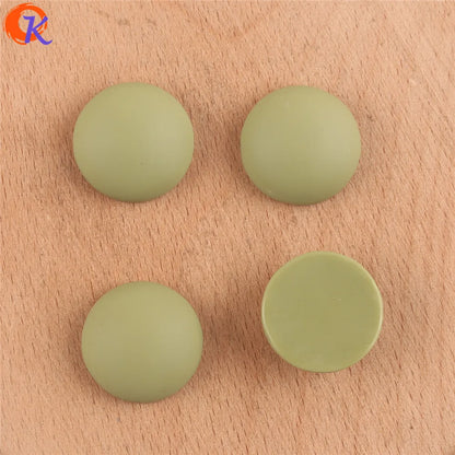 Cordial Design 18*18mm 200Pcs Acrylic Beads/Jewelry Accessories/Matte Effect/Round Shape/Hand Made/Earring Findings/DIY Making