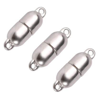 Stainless Steel Strong Magnetic Clasps for Leather Cord Bracelet Necklace Magnet End Clasp Connectors for DIY Jewelry Making