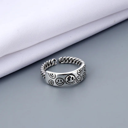 Vintage Ring Men Women Snake Frog Smiling Face Rings For Woman Open Adjustable Punk Gothic Claw Dragon Octopus Man Ring Unisex