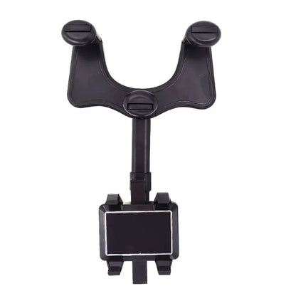 360° Car Rearview Mirror Phone Holder for Car Mount Phone and GPS Holder Support Rotating Adjustable Telescopic Phone Stand