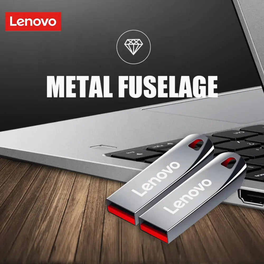 Lenovo 2TB Usb 3.0 Flash Drives High Speed Metal Pendrive 1TB 512GB 256GB Portable Usb Drive Waterproof Memoria Usb Flash Disk