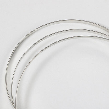 10pcs Stainless Steel Headband Base 3/4/5/6/7mm 4 Colors Blanks Headbands Head Hoop Basing for DIY Jewelry Making Bride Headwear