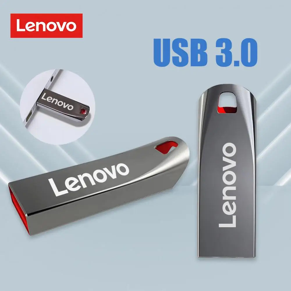 Lenovo 2TB Usb 3.0 Flash Drives High Speed Metal Pendrive 1TB 512GB 256GB Portable Usb Drive Waterproof Memoria Usb Flash Disk