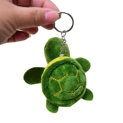 8/10cm Cute Cartoon Mini Turtle Doll Keychain Pendant Girl Woman Bag Doll Plush Toy Key Ring Jewelry Small Gift