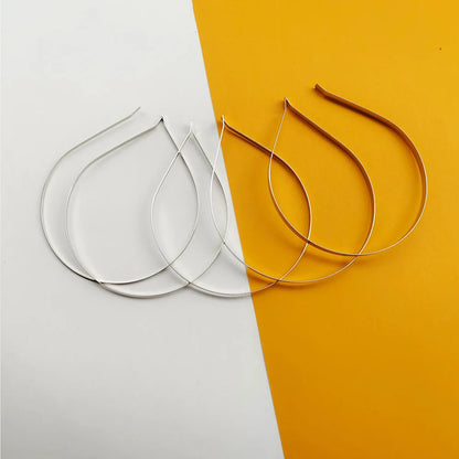 10pcs Stainless Steel Headband Base 3/4/5/6/7mm 4 Colors Blanks Headbands Head Hoop Basing for DIY Jewelry Making Bride Headwear