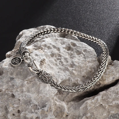 Retro Punk Keel Chain Metal Bracelet for Men Women Fashion Personality Cool Motorcycle Rock Rider Jewelry Gift