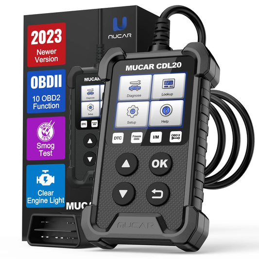 MUCAR CDL20 OBD2 Car Diagnostic Tools Free OBD 2 Code Reader Clear Engine Light Smog Test Auto Scanner