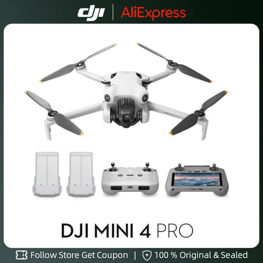 Original DJI Mini 4 Pro Camera Drone 4K 60fps HDR True Vertical Shooting  20km FHD O4 Video Transmission