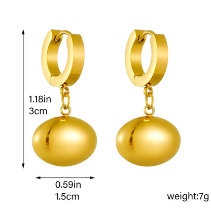 DIEYURO 316L Stainless Steel Gold Color Sun Eyes Leaf Drop Earrings For Women Girl Fashion Ear Buckle Jewelry Gift Aretes Серьги